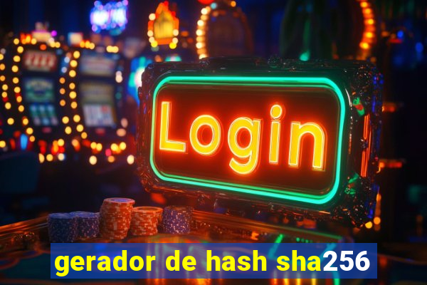 gerador de hash sha256